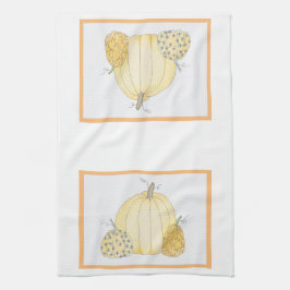 Keuken handdoek pompoen trio