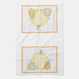 Keuken handdoek pompoen trio