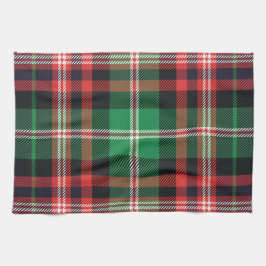 Keuken Handdoek Rood Groen Kerst Winter Plaid