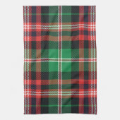 Keuken Handdoek Rood Groen Kerst Winter Plaid (Verticaal)