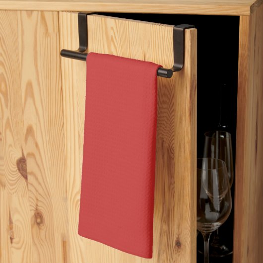 Keuken handdoek-rood theedoek (Derde Gevouwen)