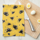 Keuken Handdoek – Schattigee Bee Tea Handdoek voor (Quarter Fold)
