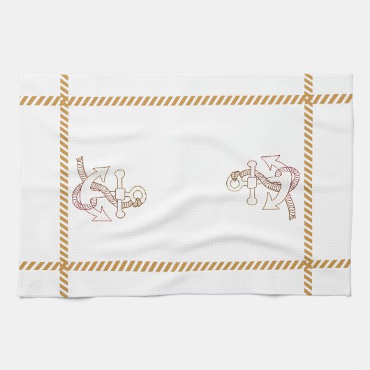 Keuken Handdoek - Ship Anchor (Horizontaal)