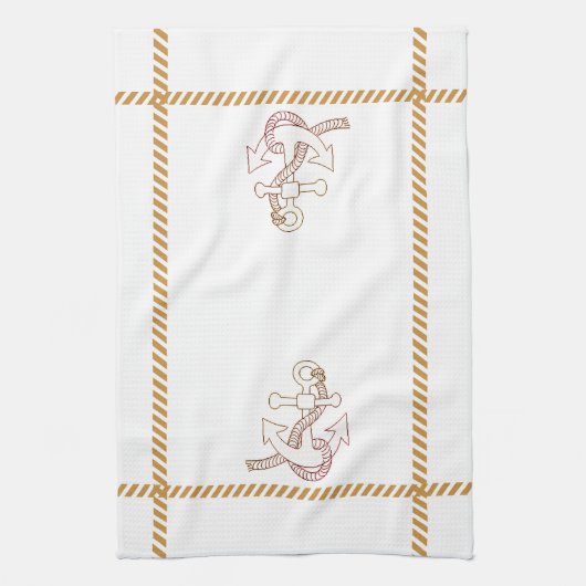 Keuken Handdoek - Ship Anchor (Verticaal)