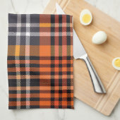 Keuken Handdoek Sinaasappel Plaid Thanksgiving Her (Quarter Fold)
