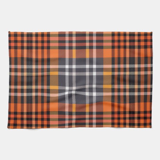 Keuken Handdoek Sinaasappel Plaid Thanksgiving Her (Horizontaal)