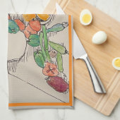 Keuken handdoek Sinaasappels (Quarter Fold)