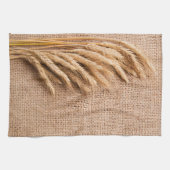 Keuken Handdoek Tarwe op Burlap Sack Country Rusti (Horizontaal)