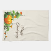 Keuken handdoek-Thanksgiving pompoen Theedoek (Horizontaal)