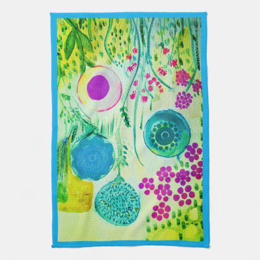 KEUKEN HANDDOEK TUIN MIDDAG (Verticaal)