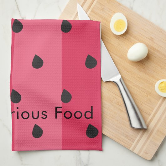 Keuken Handdoek "Watermeloen" (Quarter Fold)