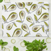 Keuken Handdoeken Avocado (Gevouwen)