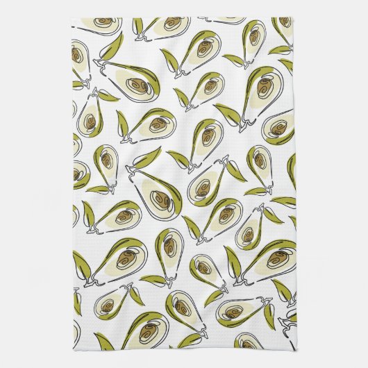 Keuken Handdoeken Avocado (Verticaal)