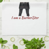 Keuken Handdoeken Barber thema (Gevouwen)