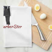 Keuken Handdoeken Barber thema (Quarter Fold)