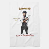Keuken Handdoeken Barber thema (Verticaal)