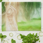 Keuken Handdoeken Dream Light Green Tree (Gevouwen)
