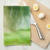 Keuken Handdoeken Dream Light Green Tree (Quarter Fold)