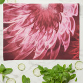 Keuken Handdoeken Fantasy Bloemen Rood (Gevouwen)