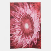 Keuken Handdoeken Fantasy Bloemen Rood (Verticaal)