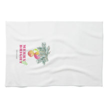 Keuken handdoeken gepersonaliseerd feestelijk