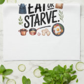 Keuken Handdoeken Grappig Quote Keuken Handdoek (Gevouwen)