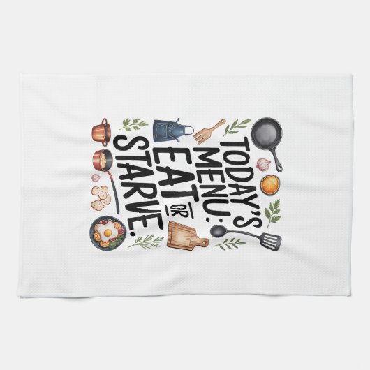 Keuken Handdoeken Grappig Quote Keuken Handdoek (Horizontaal)