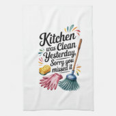 Keuken Handdoeken-Grappige Quote Keuken Handdoek (Verticaal)
