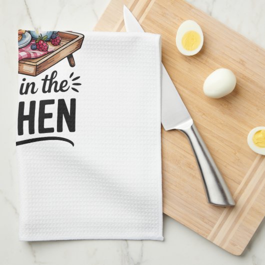 Keuken Handdoeken-Grappige Quote Keuken Handdoek (Quarter Fold)