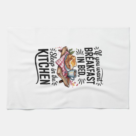 Keuken Handdoeken-Grappige Quote Keuken Handdoek (Horizontaal)