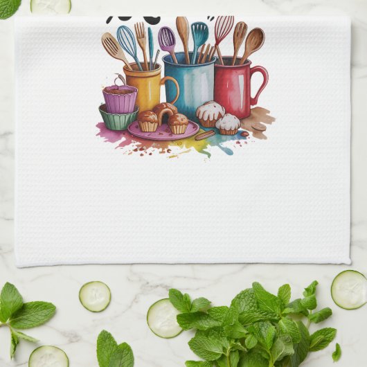 Keuken Handdoeken-Grappige Quote Keuken Handdoek (Gevouwen)