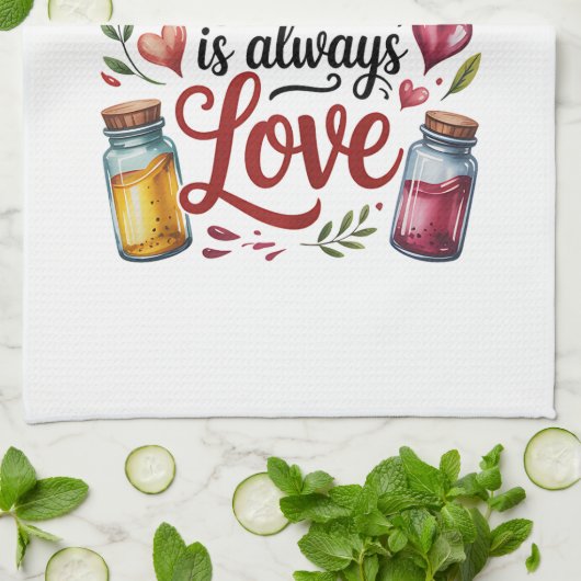 Keuken Handdoeken-Grappige Quote Keuken Handdoek (Gevouwen)