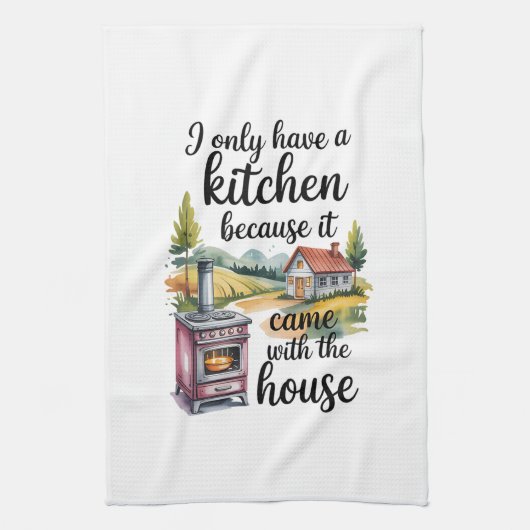 Keuken Handdoeken-Grappige Quote Keuken Handdoek (Verticaal)