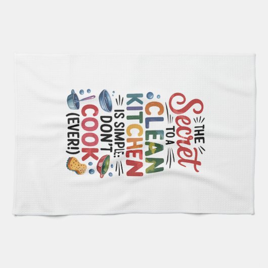 Keuken Handdoeken-Grappige Quote Keuken Handdoek (Horizontaal)