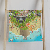 Keuken Handdoeken Kleurrijke wespebeach