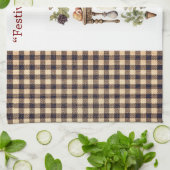 Keuken Handdoeken-Victoriaans Kerst Handdoeken (Gevouwen)