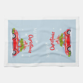 Keuken handdoeken voor vrolijke kerst.
