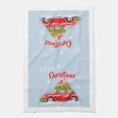 Keuken handdoeken voor vrolijke kerst. (Verticaal)