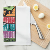 Keuken Handdoeken - WWCC van Santa Barbara County (Quarter Fold)