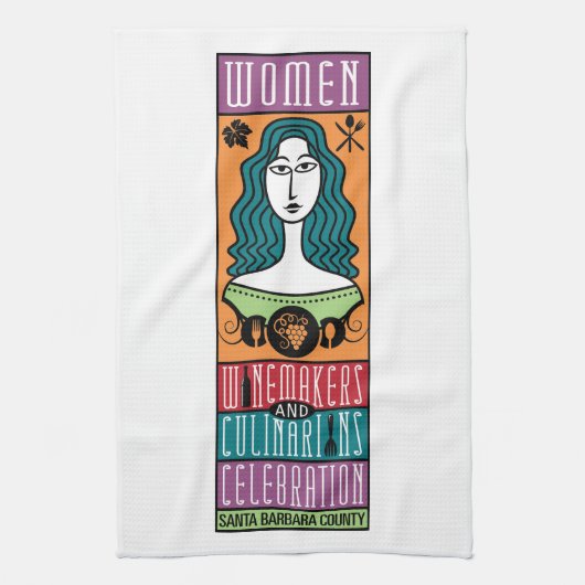 Keuken Handdoeken - WWCC van Santa Barbara County (Verticaal)