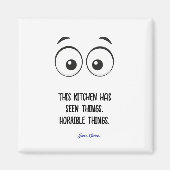 Keuken heeft dingen grappige keuken gezien magneet (Voorkant)