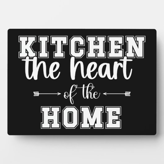 Keuken het hart van het huis fotoplaat (voorkant)