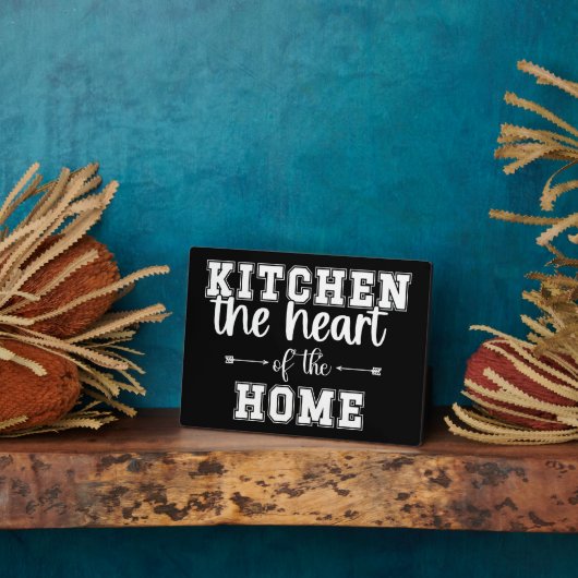 Keuken het hart van het huis fotoplaat (Zijkant)