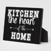 Keuken het hart van het huis fotoplaat (Zijkant)