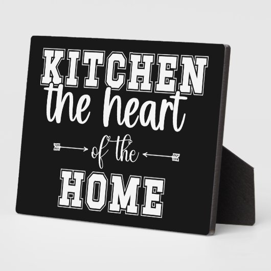 Keuken het hart van het huis fotoplaat (Zijkant)