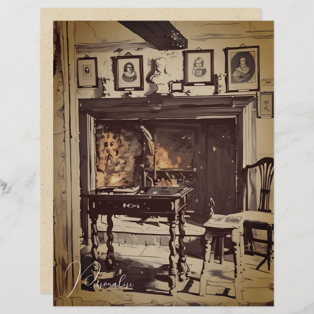  Keuken Home Decor Fire Scrapbook Papier (Voorkant / Achterkant)