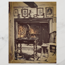  Keuken Home Decor Fire Scrapbook Papier