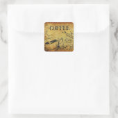 keuken Hot Coffee Cup Menu Sign Stickers (Tas)