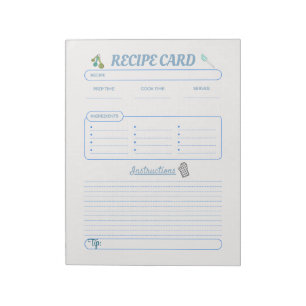 Keuken houdt je culinaire recepten bij notitieblok