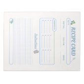 Keuken houdt je culinaire recepten bij notitieblok (Voorkant)